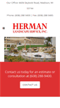 Mobile Screenshot of hermanlandscape.com